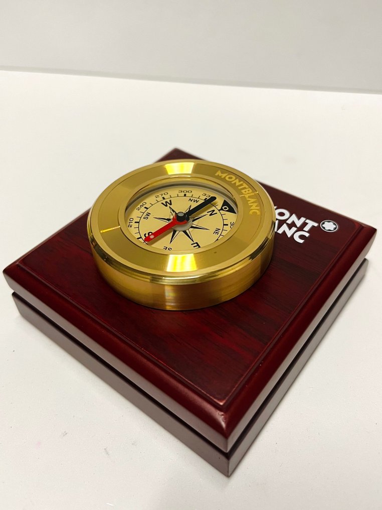 Kompass - Holz, Vergoldet - Montblanc #1.1