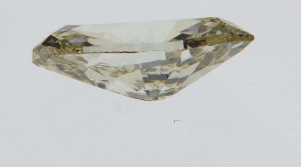 1 pcs Diamante  (Color natural)  - 1.00 ct - Marquesita - Fancy light Amarillo - VS2 - Antwerp International Gemological Laboratories (AIG Israel) #3.1