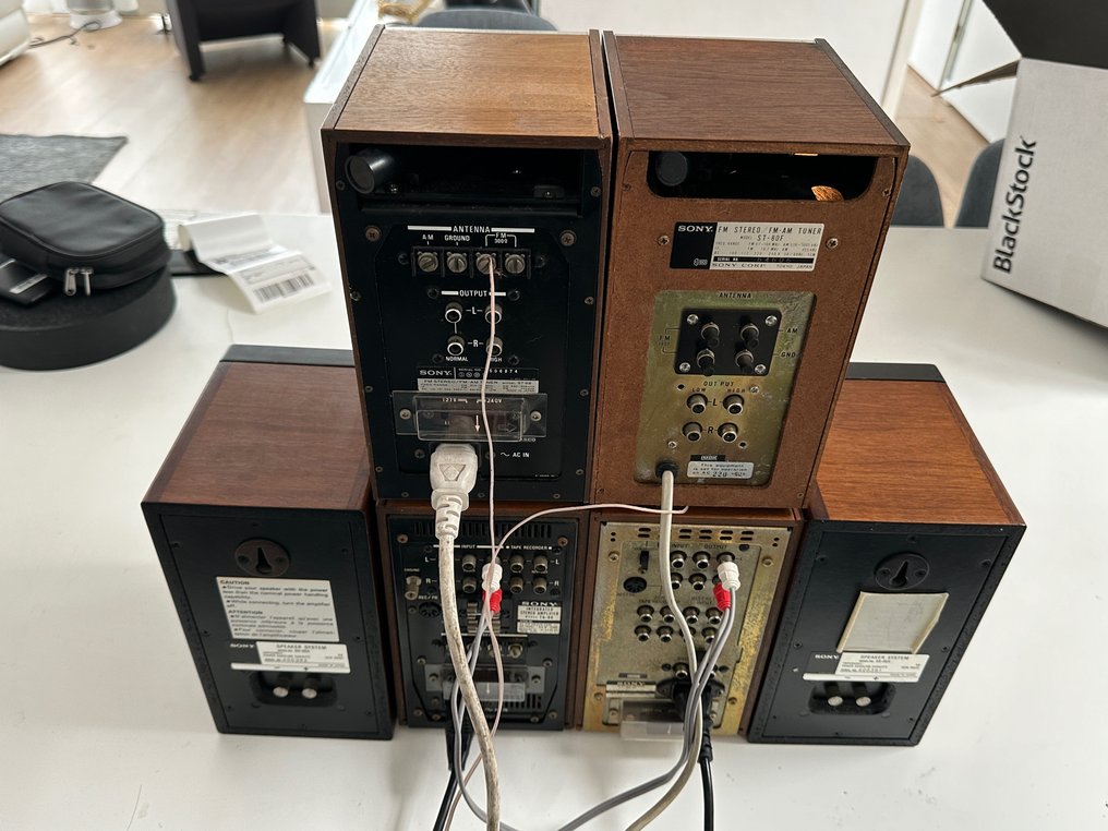 Sony - Amplificateur décodeur SQ-100, amplificateur intégré à semi-conducteurs TA-88, tuner ST-88, ensemble Ensemble hi-fi #3.3