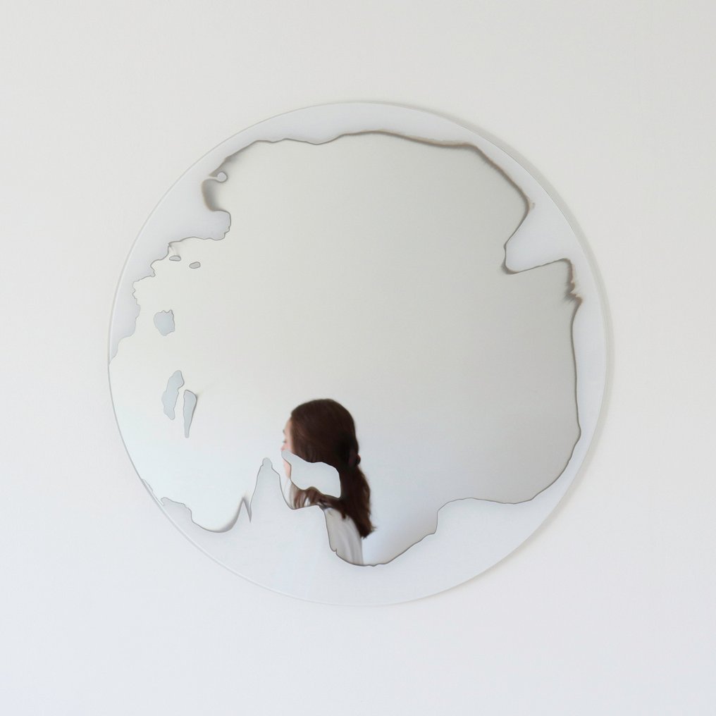Studio Speculo - Float mirror 60 cm - Spiegel- #weiß_15  - handgemachte Versilberung #1.2