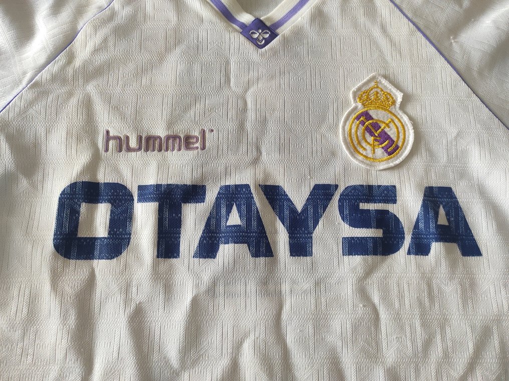 Real Madryt - Liga hiszpańska - Michel  8 - 1990 - Koszulka piłkarska #2.1