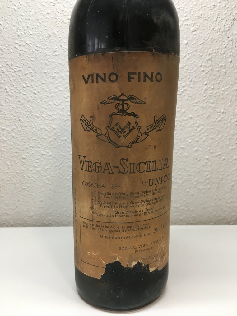 1955 Vega Sicilia, Único - Ribera del Duero Gran Reserva - 1 Fles (0,75 liter) #2.1