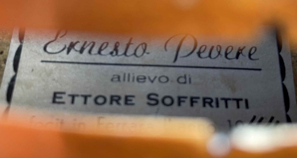 Labelled Ernesto Pevere - 4/4 -  - Violin - Italien #3.1