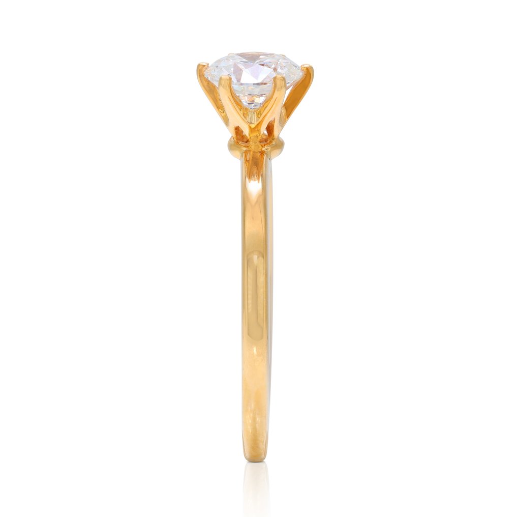 Ring - 18 kt. Rose gold -  0.55ct. tw. Diamond  (Natural) #2.1