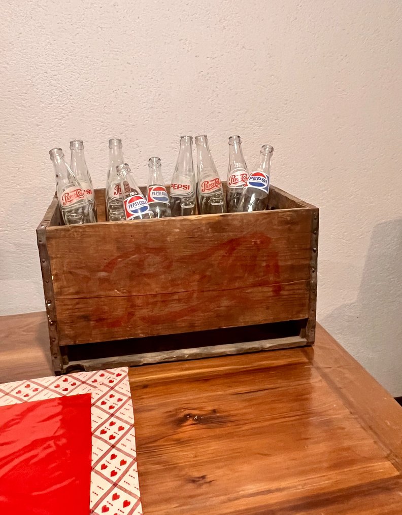 箱 - 木 - 60 年代的百事可樂箱 #3.2