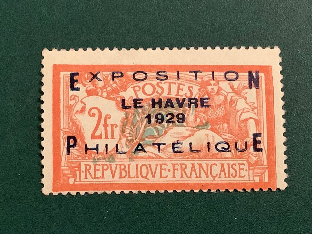 France 1929 - Expo Van Le Havre - inspected Calves and Balasse - Yvert 257A #3.1