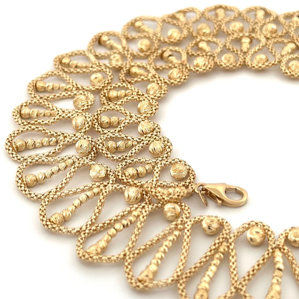 Collana “Gold Art” - 34 g - 45-48 cm - 18 Kt - Collier - 18 carats Or jaune #1.1