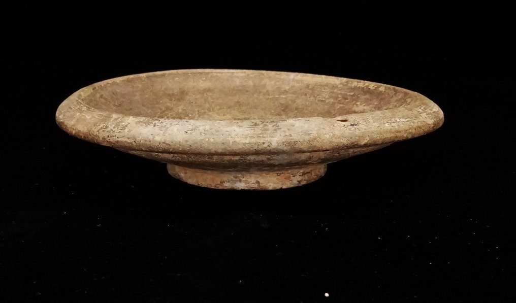 Ancient Greek - Ceramic cup with brown slip - 3rd/2nd C. BC  (No Reserve Price) #1.1
