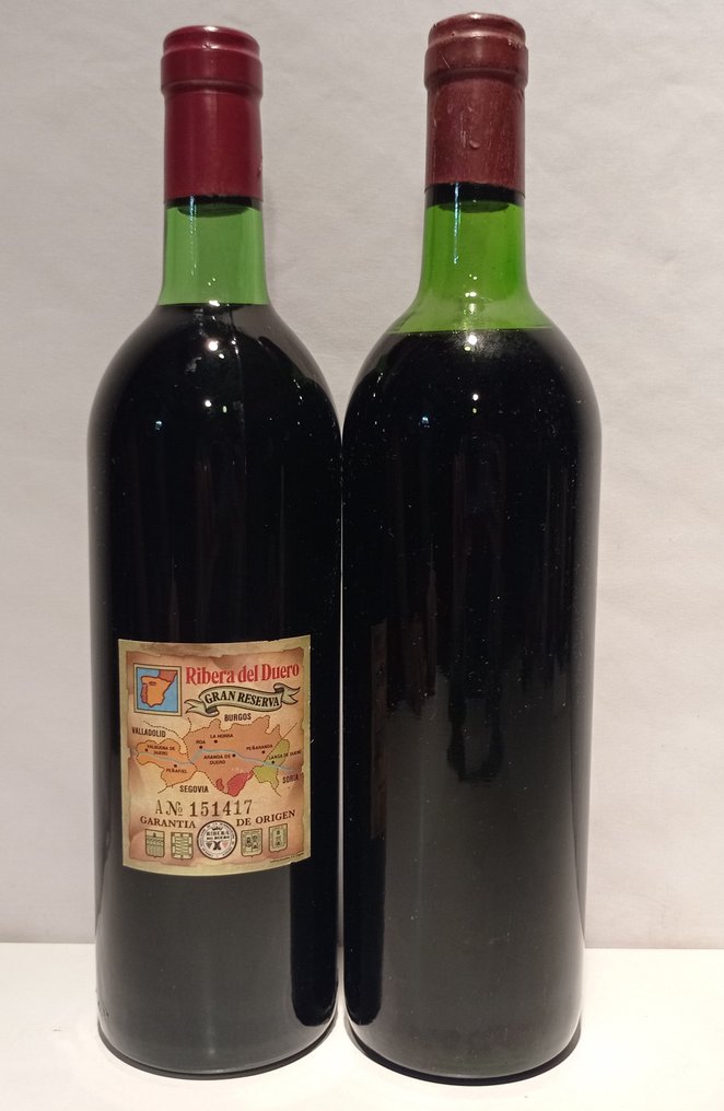 1960 & 1969 Vega Sicilia Unico - Ribera del Duero Gran Reserva - 2 Flaskor (0,75L) #1.2