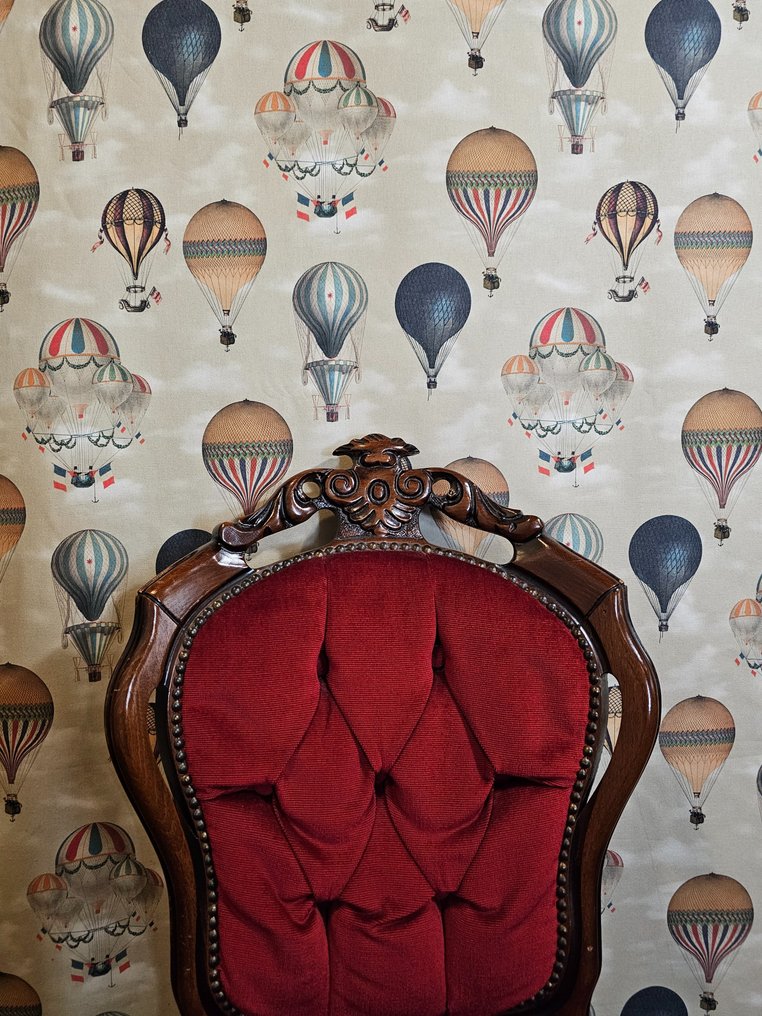 300x280cm! Limited Edition stoff med Mongolfiere - Artmaison Hot air balloon - Tekstil  - 300 cm - 280 cm #2.1