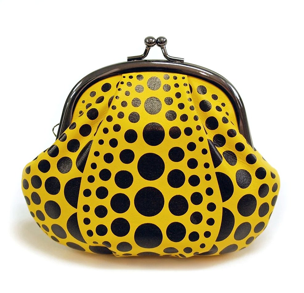 Yayoi Kusama - 美容盒 - 草间弥生的南瓜点缀钱包 - 皮革 #1.0