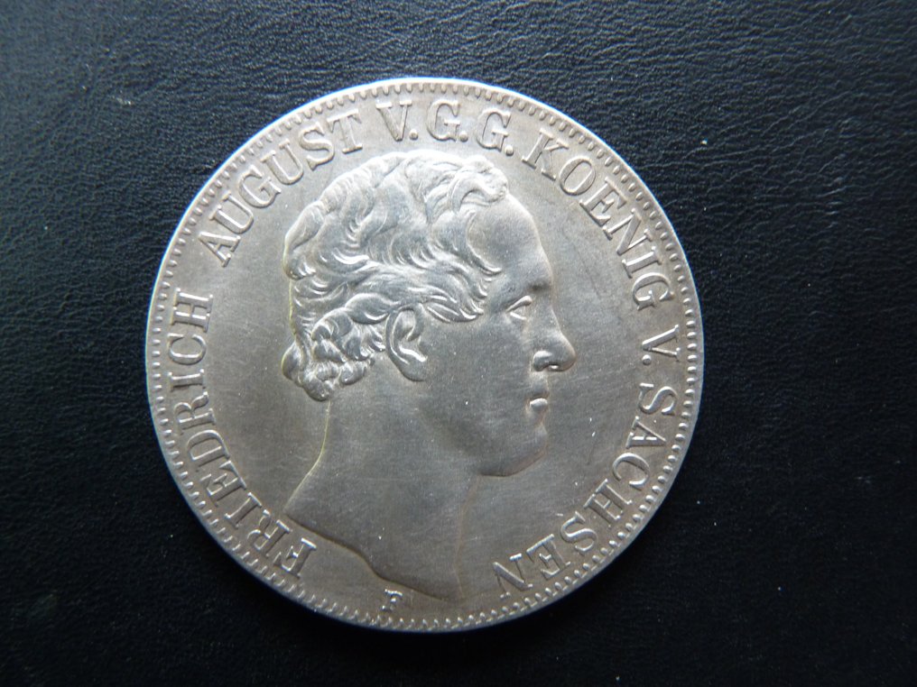 Deutschland - Sachsen. Friedrich August II. (1836-1854).  Doppeltaler  1854 F  (Ohne Mindestpreis) #1.1