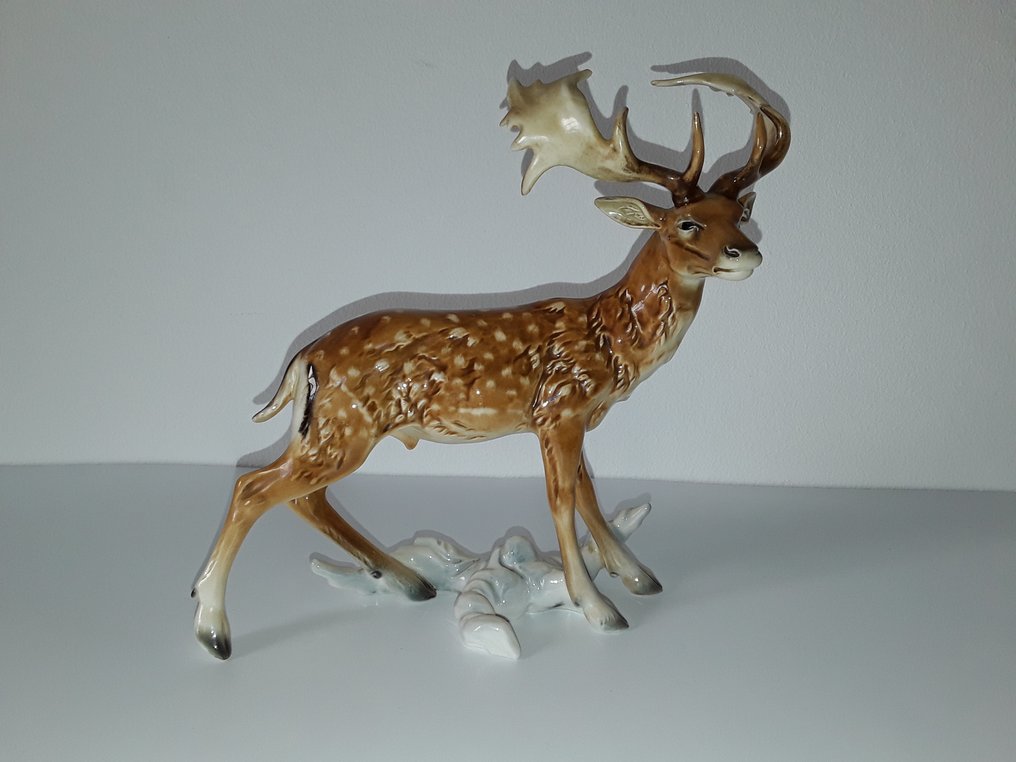 Goebel - Figur - Goebel Damhirsch Fallow Deer Dian - Porselen #1.1