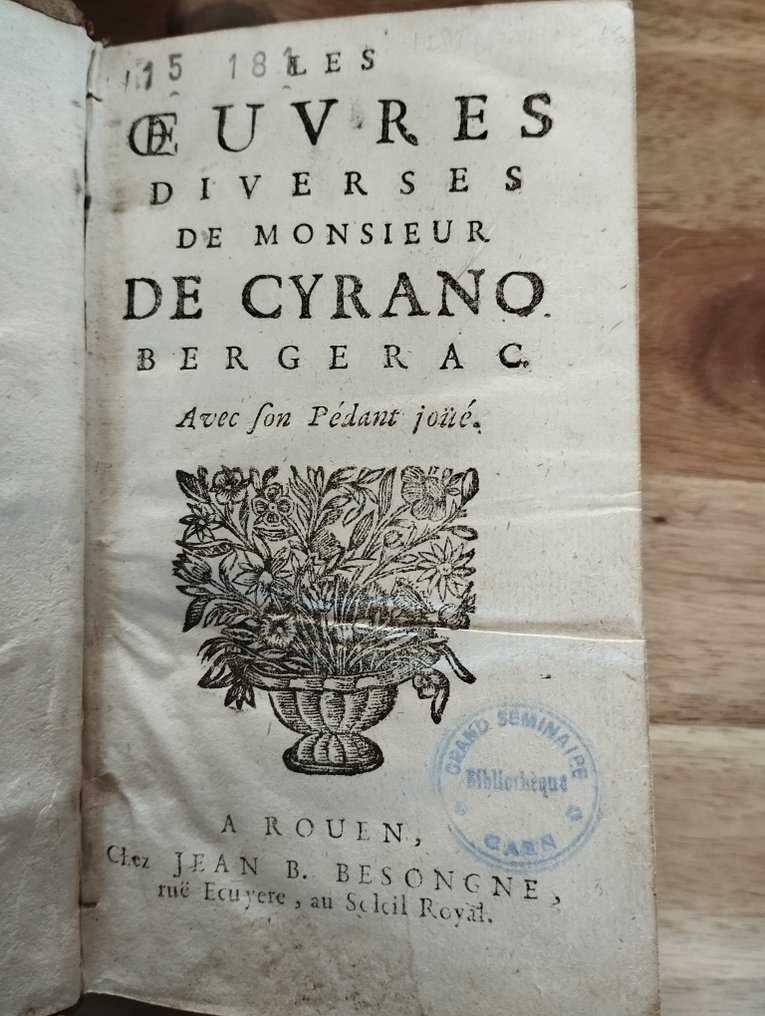 Cyrano de Bergerac - Les œuvres diverses de Monsieur de Cyrano de Bergerac - 1678 #1.1
