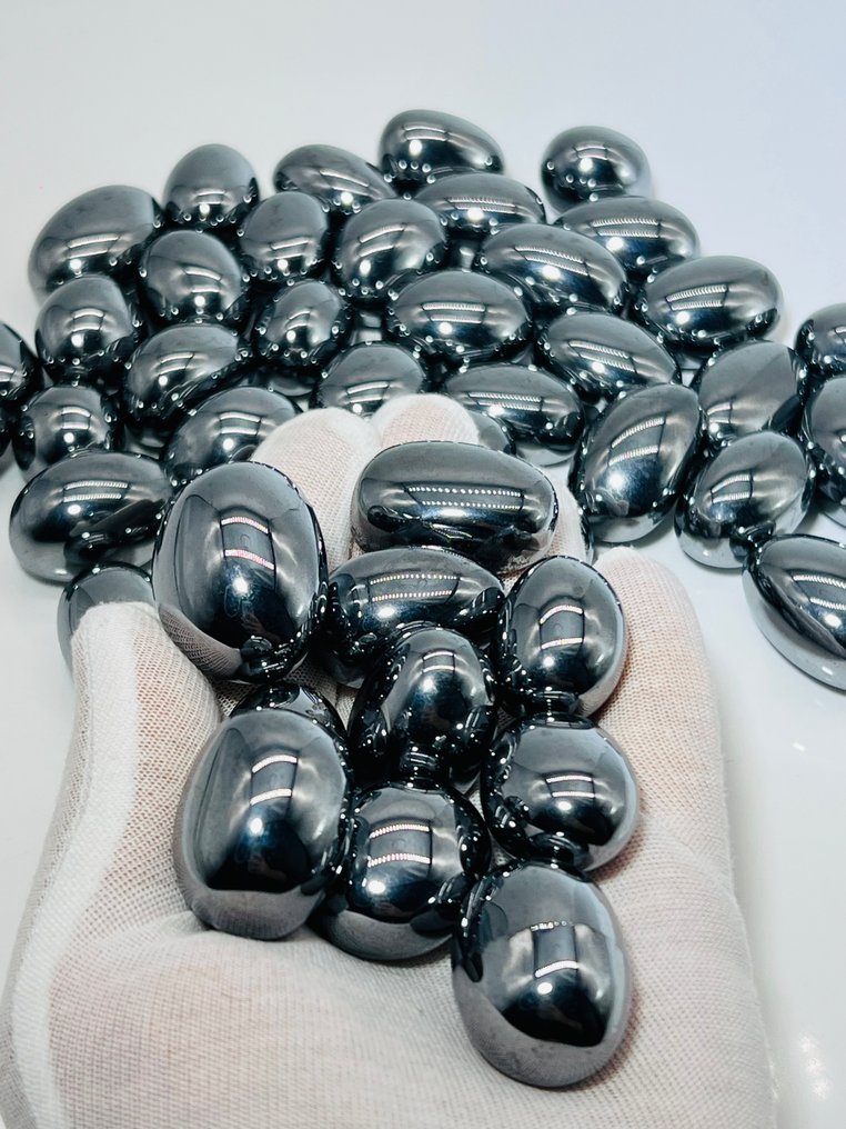 ***无底价*** Terahertz - Tumble Stone - Nuggets 装饰 - Chakra - 高度: 20 mm - 闊度: 30 mm- 1 kg - (1) #1.0