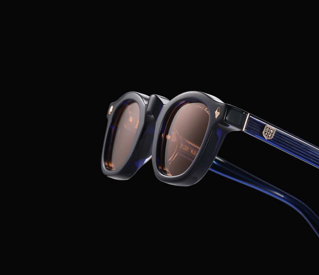 Handmade - Walton & Mortimer No.20 Codename: "Keaton" Unit 29/99 "Midnight Blue" Color - 太阳镜 #2.1