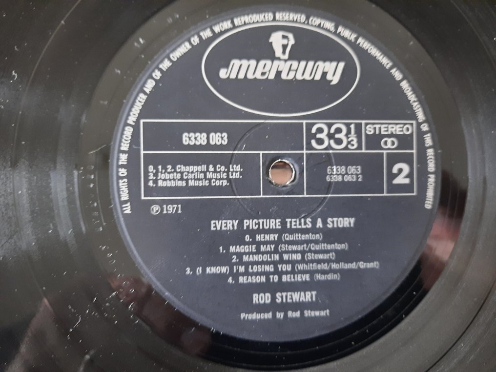 Rod Stewart - 8 x LP  albums includin 2 x double album - Flere titler - 2 x LP-album (dobbeltalbum) - 1st Pressing, Vertigo Swirl-etiketter - 1970 #3.3