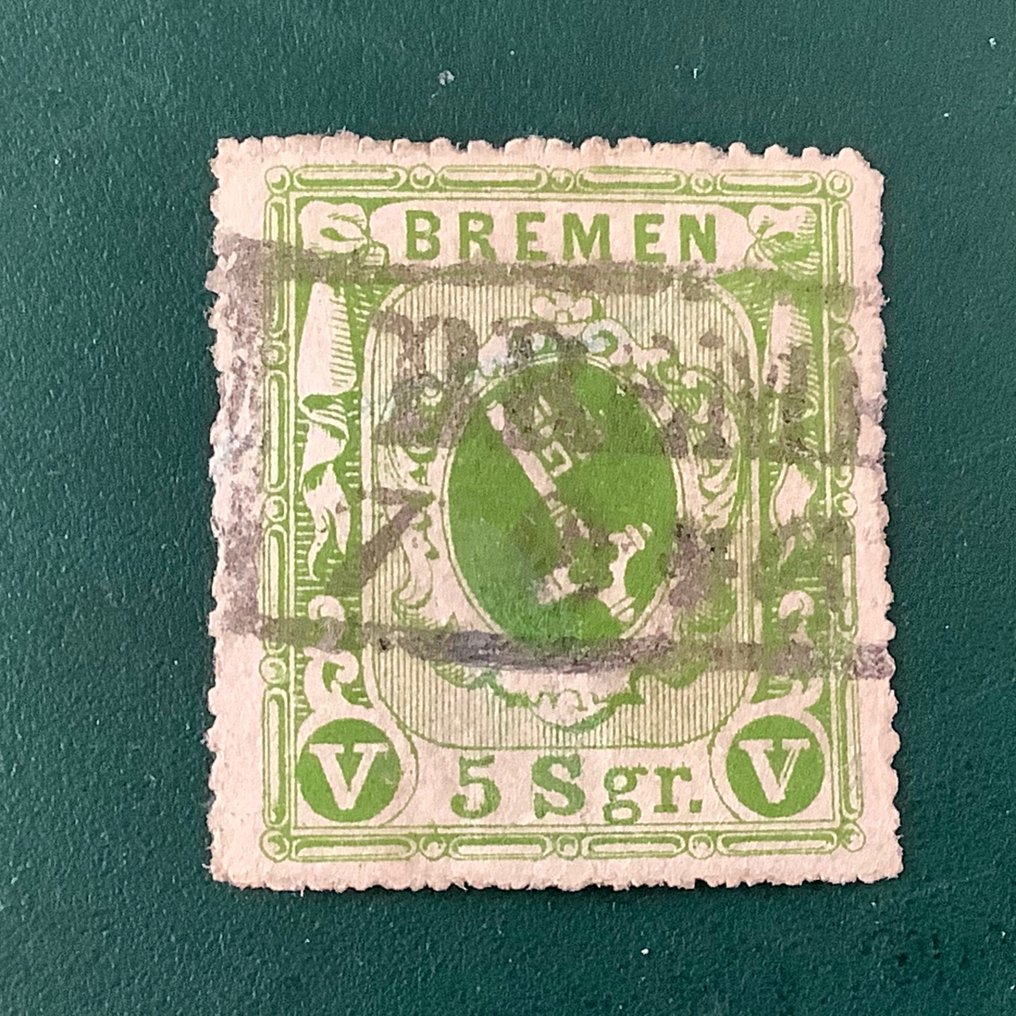 Bremen 1863 - 5 Armoiries Silvergrossen - Michel 9 #1.2