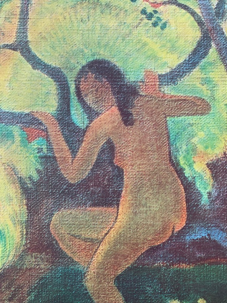 Paul Gauguin (1848-1903) - (after) - Bathing girls 1897 - Collotype - 72,7 x 84,8 cm #1.0