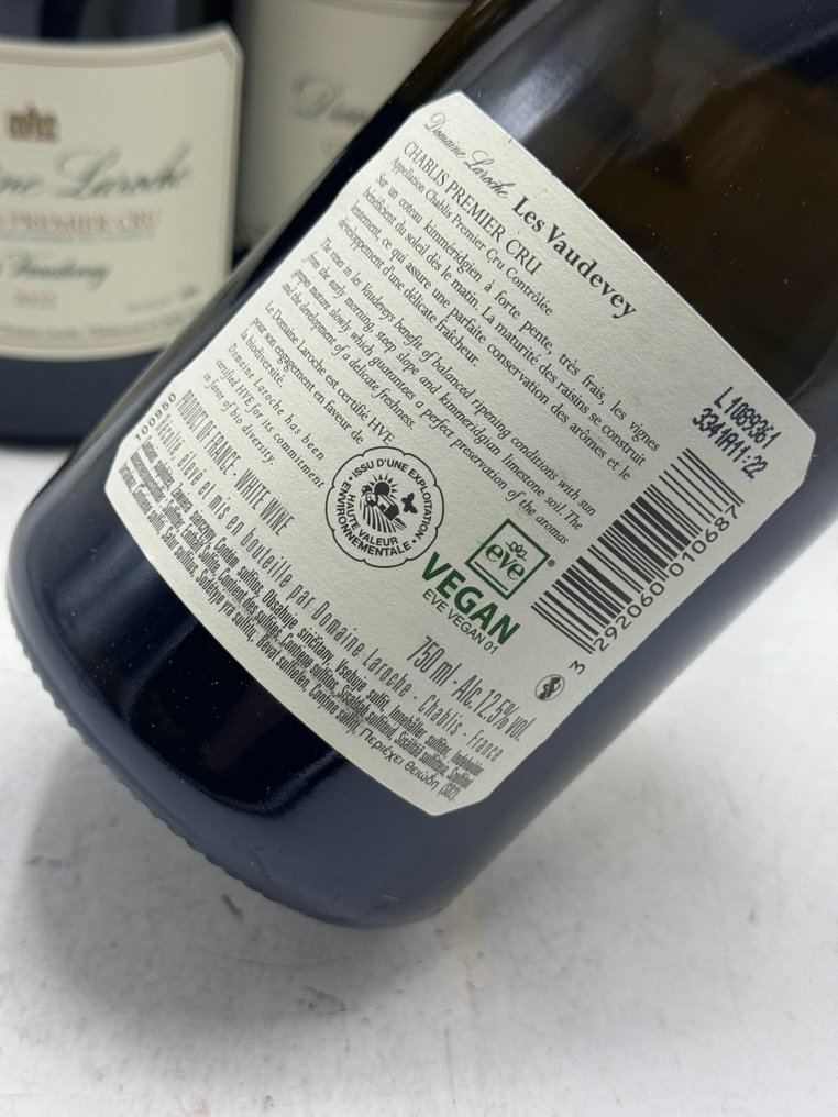 2022 Chablis 1° Cru "Les Vaudevey" - Domaine Laroche - 夏布利 - 6 瓶 (0.75L) #2.1