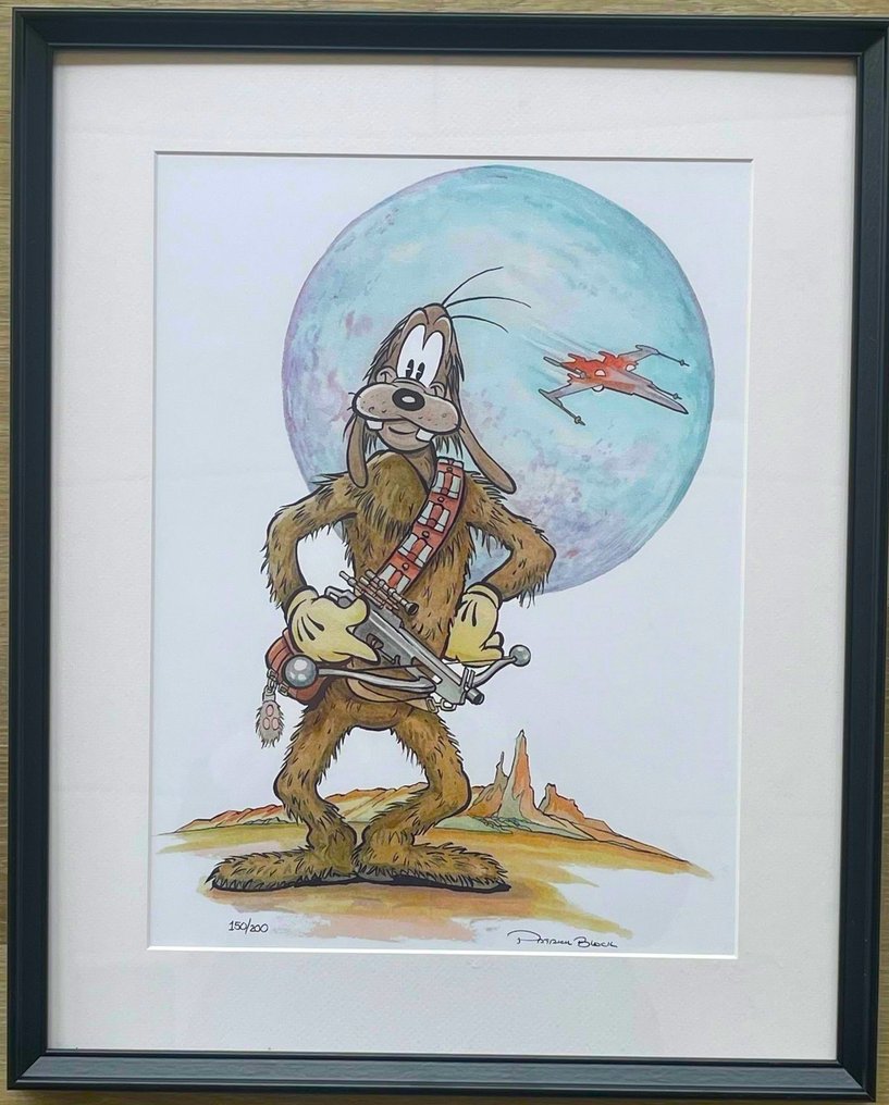 Patrick Block - signed, numbered and framed print - Goofbacca #1.0