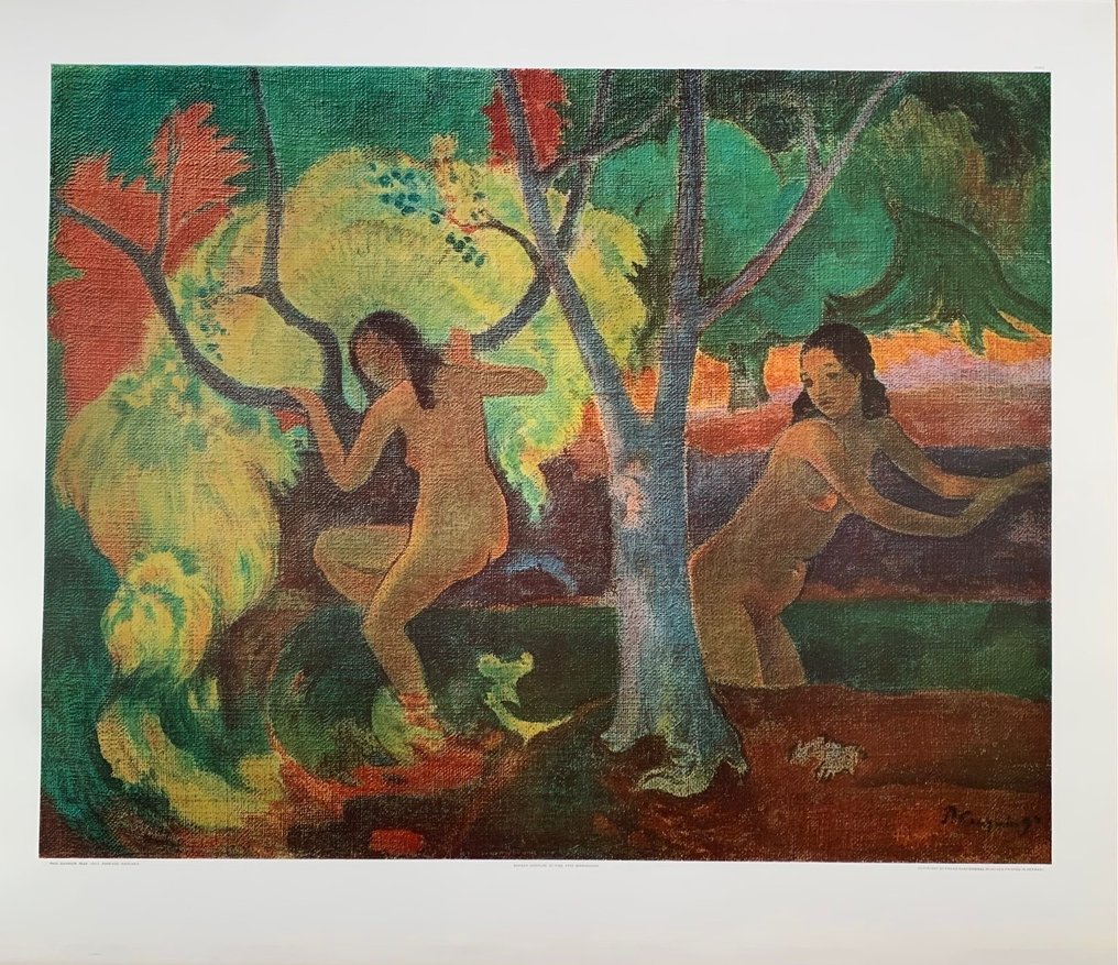 Paul Gauguin (1848-1903) - (after) - Bathing girls 1897 - Collotype - 72,7 x 84,8 cm #1.0