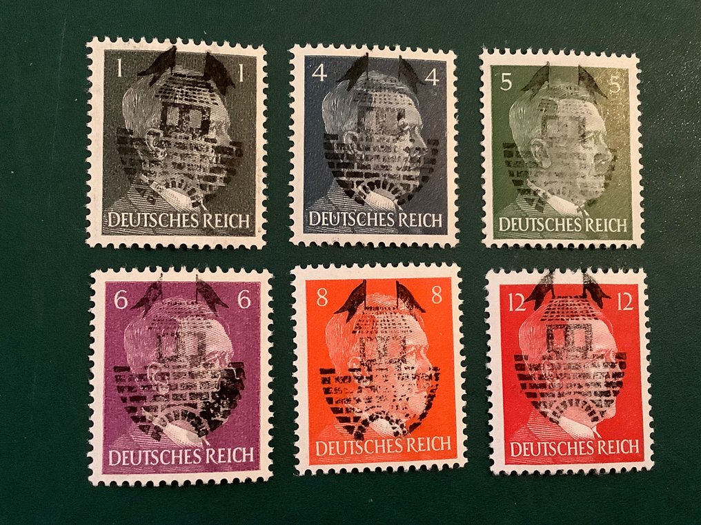Saksa - paikalliset postialueet 1946 - Glauchau: juoksija - hyväksytty Zierer BPP/Richter - Michel I/VI #2.1