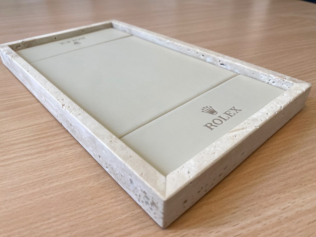 Rolex - Natural Marble 1.4kg Tray Genuine Leather #2.1