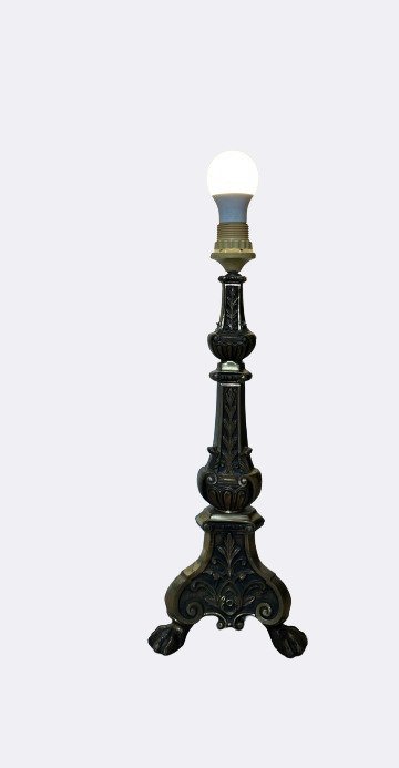 檯燈 - 美麗的復古新古典主義三腳燈 - 黃銅 #1.1