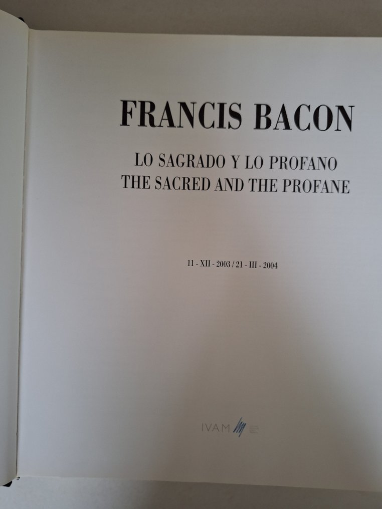 Kosme de Baranano e.o. - Francis Bacon La sagrado y lo profano - 2003 #1.2