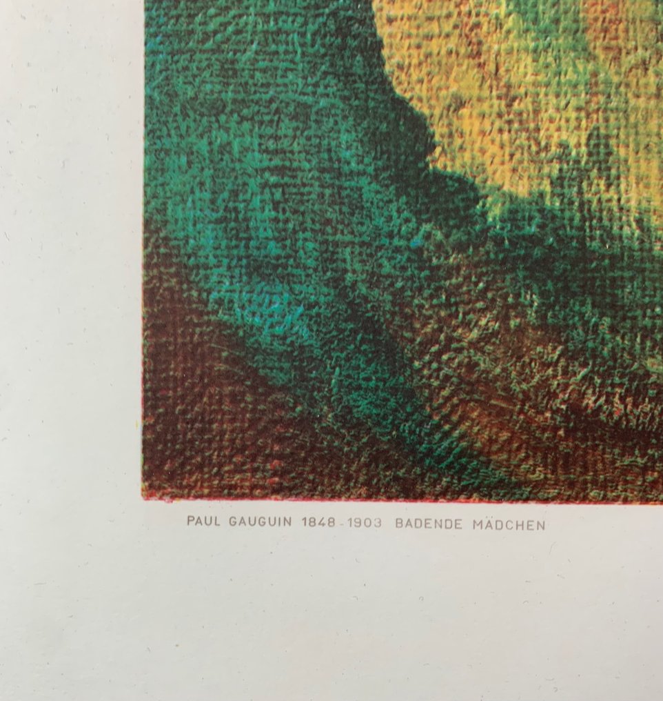 Paul Gauguin (1848-1903) - (after) - Bathing girls 1897 - Collotype - 72,7 x 84,8 cm #3.2