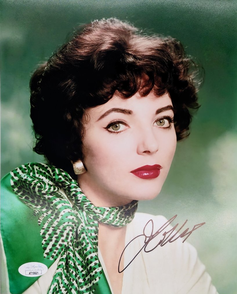 British Actress - Joan Collins - Autograph certified by JSA - Catawiki