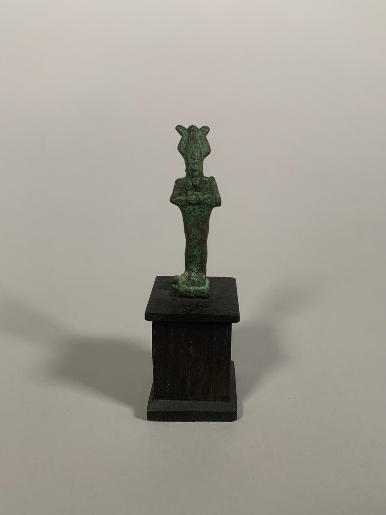 古埃及 黄铜色, 奥西里斯 雕塑 - 13 cm #1.1