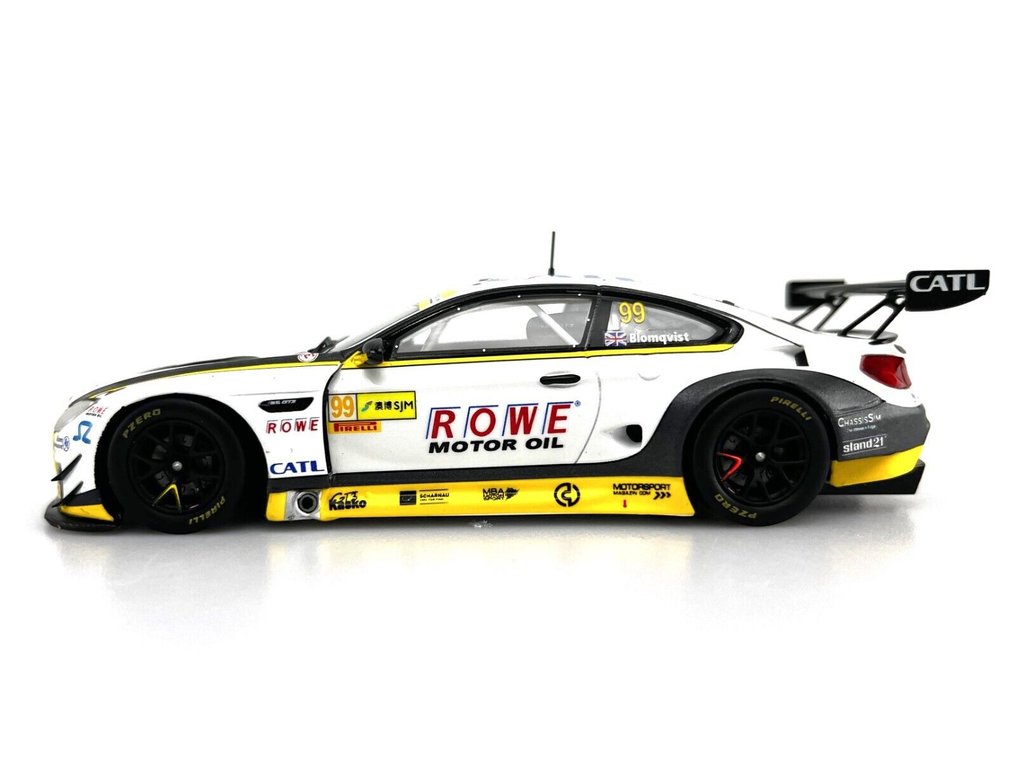 Spark 1:43 - 模型賽車 - BMW M6 GT3 ROWE Racing FIA GT World Cup Macau 2017 - 限量版 300 件。 （單號） #3.2