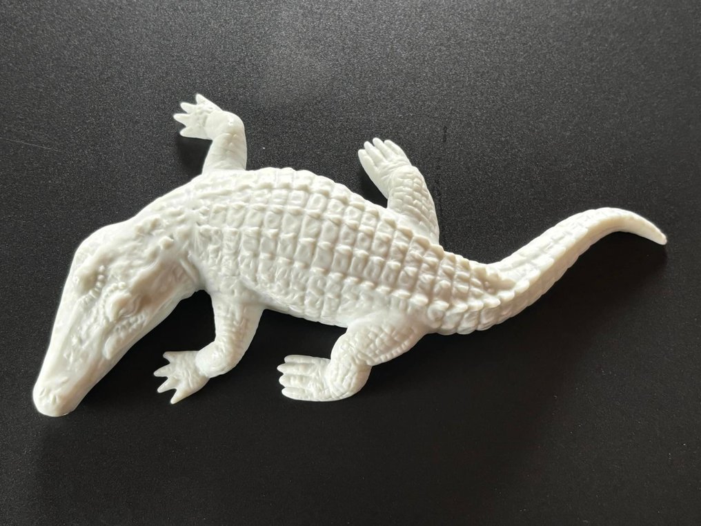 Rosenthal - Szobrocska - Alligator - Bisquit porcelán #2.1