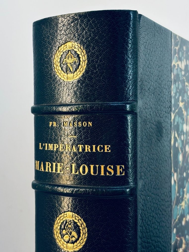Frédéric Masson, Isabey, David (reliure signée au N et Abeille de Napoléon Ier) - L' Impératrice Marie-Louise - 1902 #1.2