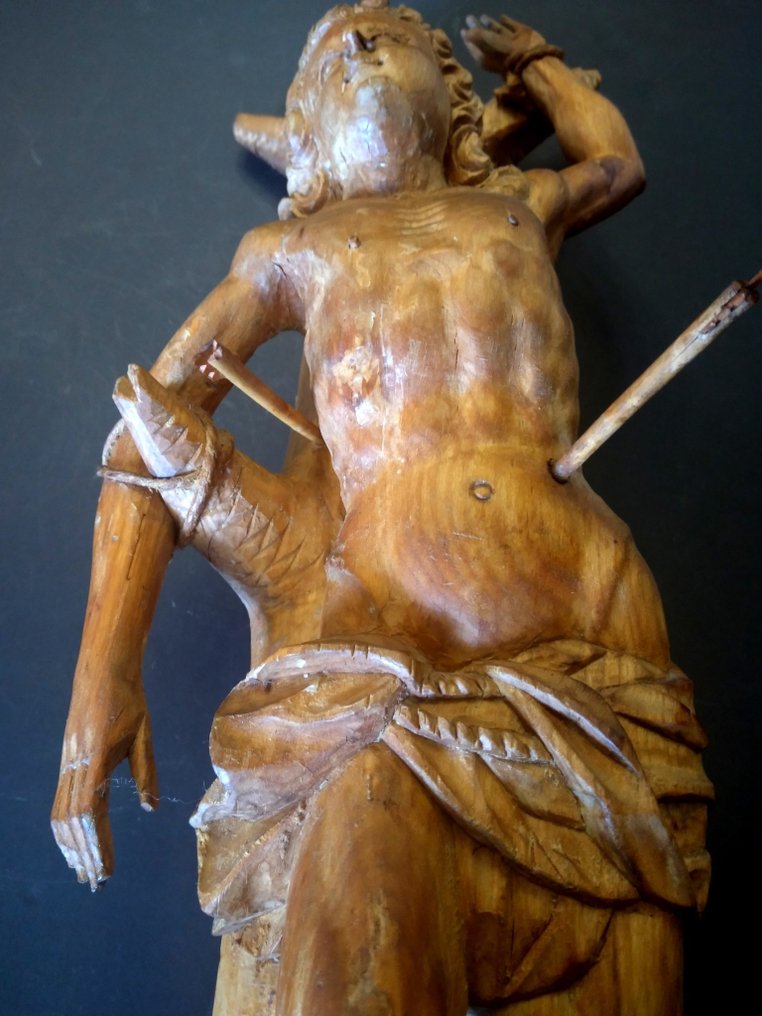 雕刻, Santo "São Sebastião" - 59 cm - 軟木 #2.1