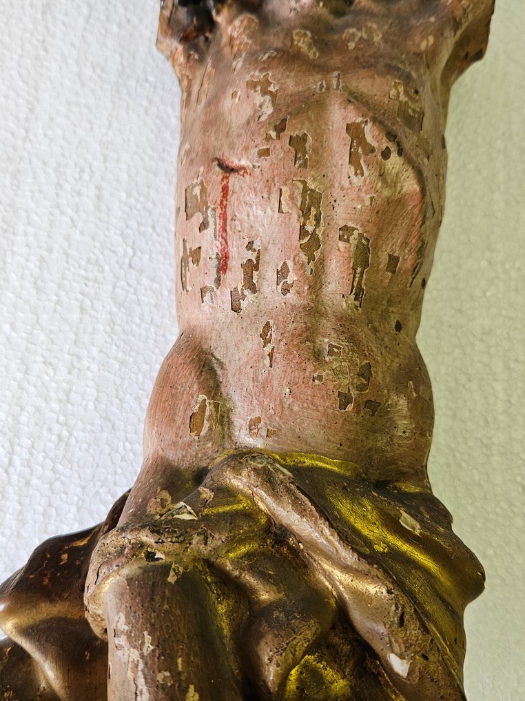 巴洛克風格 十字架 - 木頭 - 1750-1800 - 十字57厘米  #2.2
