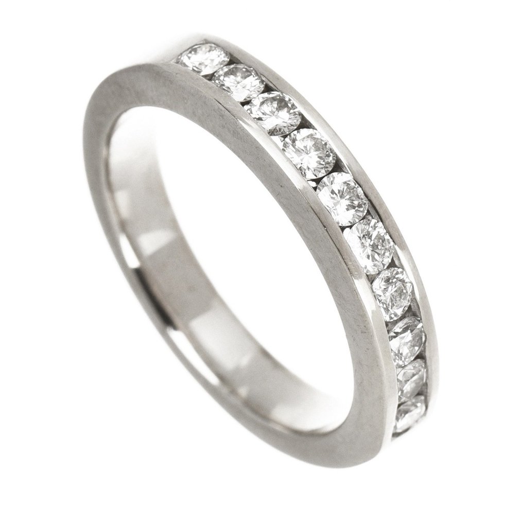 Gyűrű - 18 kt. Fehér arany -  0.50 tw. Gyémánt #1.1