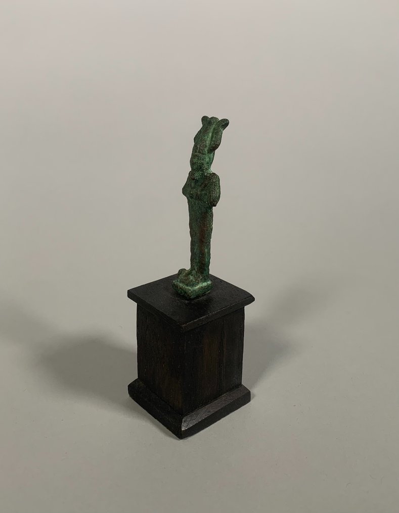 古埃及 黄铜色, 奥西里斯 雕塑 - 13 cm #1.2