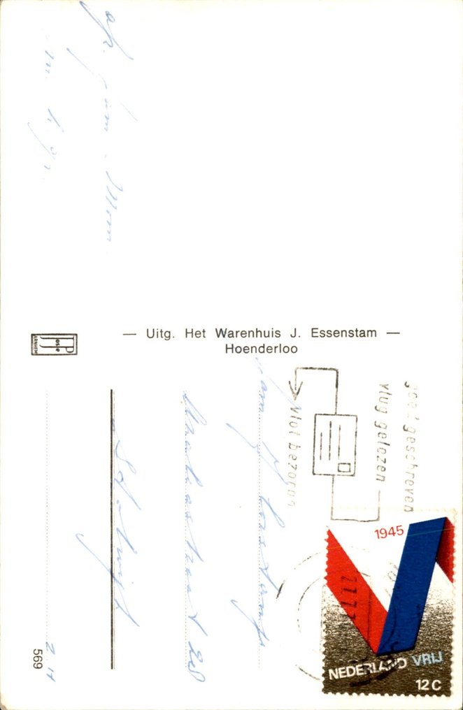 Nederländerna - Hoenderloo - Vykort (78) - 1900-1960 #2.1