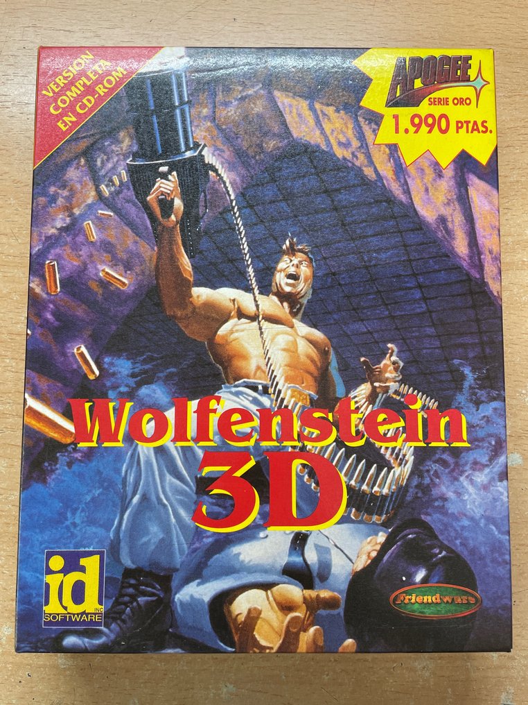 id software - PC Big Box - Wolfenstein 3D - Spanish version - Apogee/Friendware - Videospil - I original æske #1.1