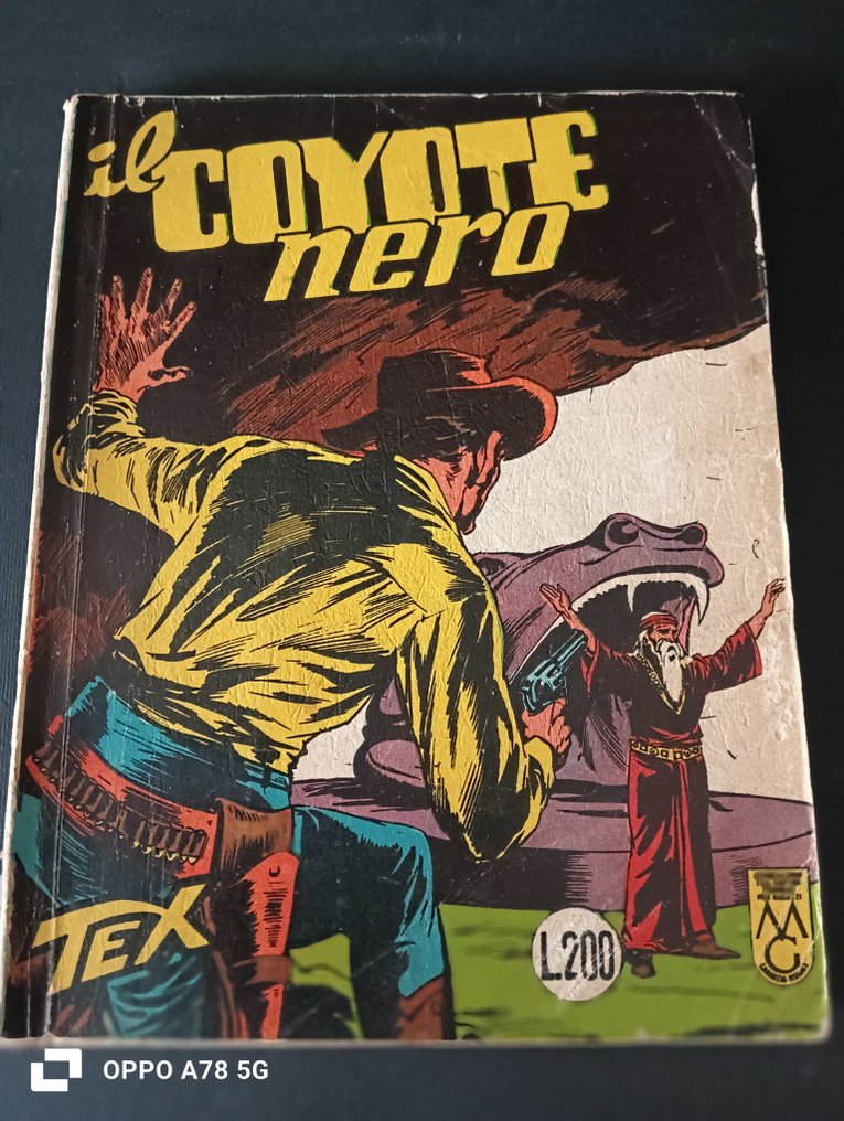 Tex 29 - Il coyote Nero - 1 Comic - Første udgave - 1963/1963 #1.1