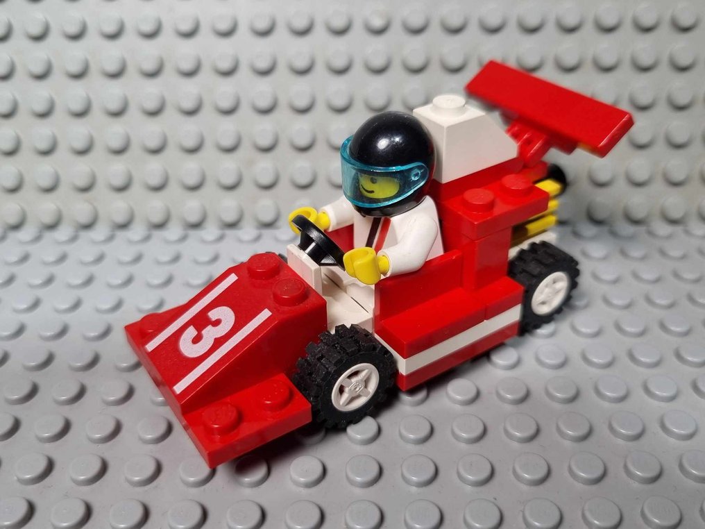 Lego - Town - TOWN - VINTAGE LEGO SET 6509 Red Racer TOWN City LEGOLAND  1991 year - 1990-2000 - Dania #2.2