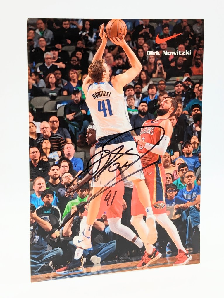 Dallas Mavericks - NBA - Dirk Nowitzki - Fancard, Autógrafo  #2.1