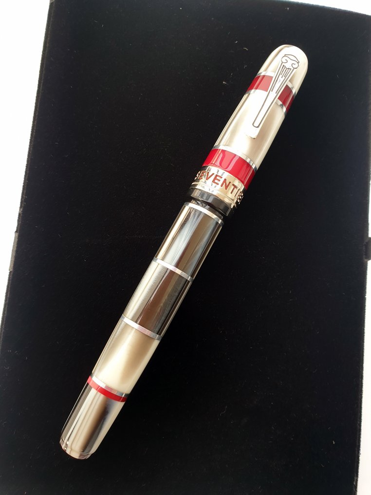 Marlen - Seventies - Edizione Speciale in resina e Argento - Grigia - Roller ball pen #2.1