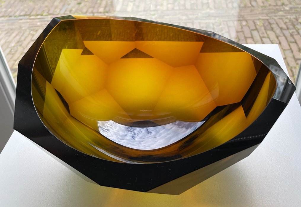 Tomas Brzon Unique - Skulptur, Zonder titel - 12 cm - Glass, XL #2.2