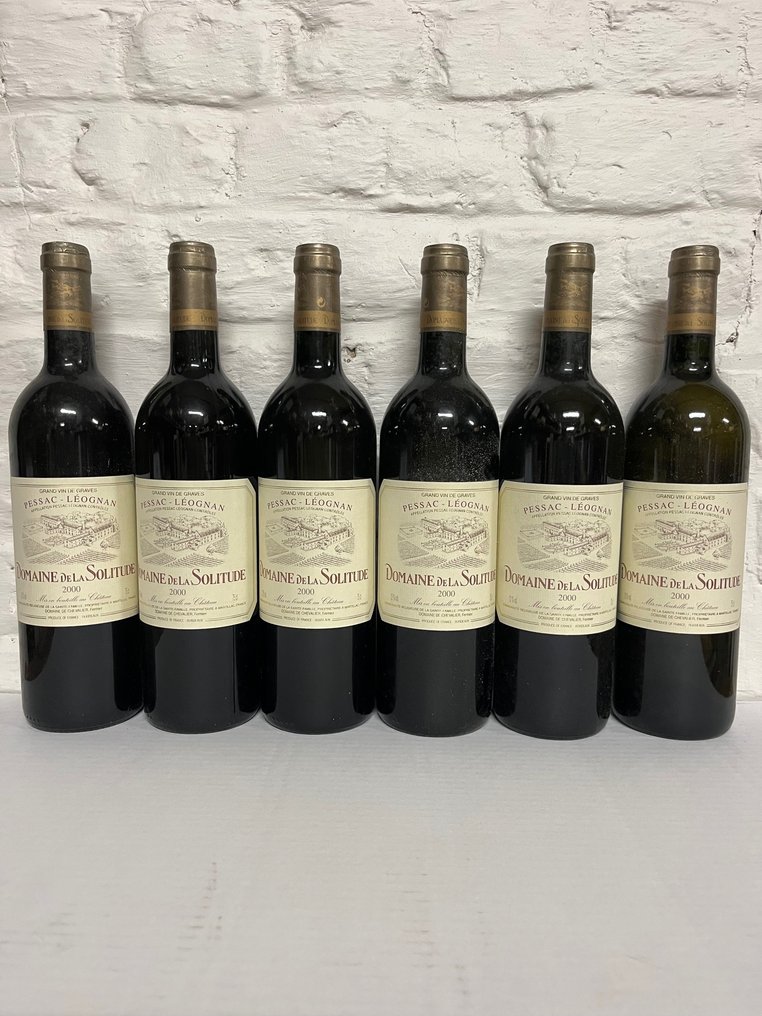 2000 Domaine de la Solitude Blanc - Pessac-Léognan - 6 Bottles (0.75L) #1.0