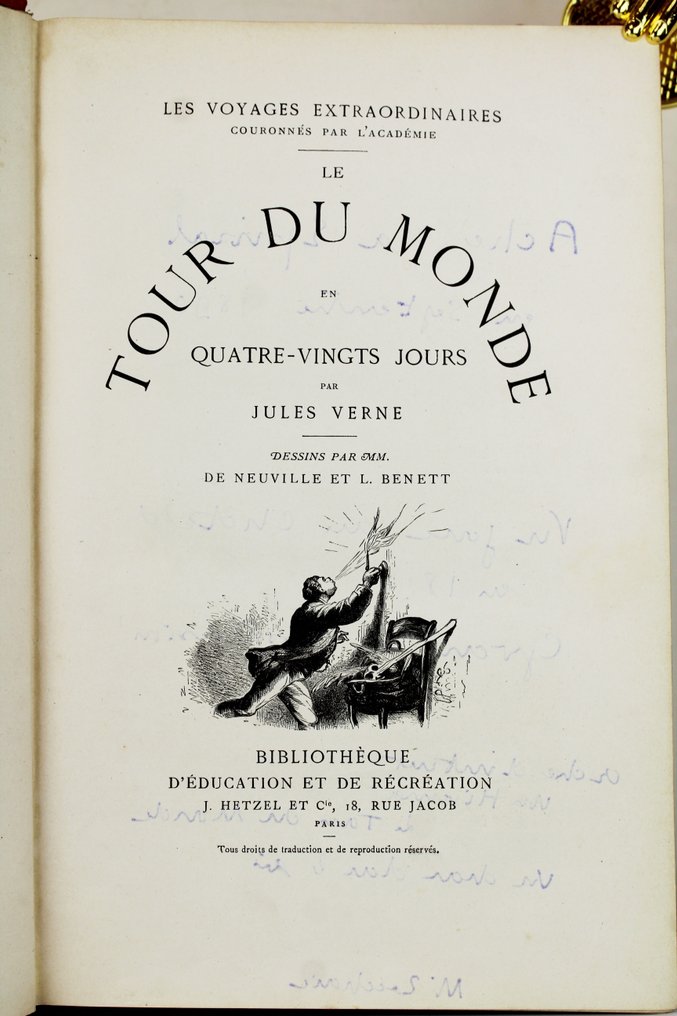 Jules Verne - Le tour du monde en quatre-vingts jours - 1890 #2.1