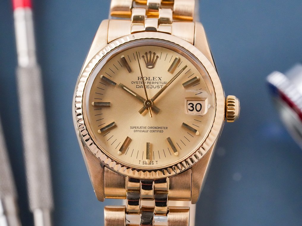 Rolex - Datejust 31 - 18k Yellow Gold - 6827 - Mænd - 1980-1989 #1.1